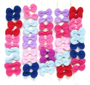Laço Crochet M - Pacote Sortido com 100 unidades